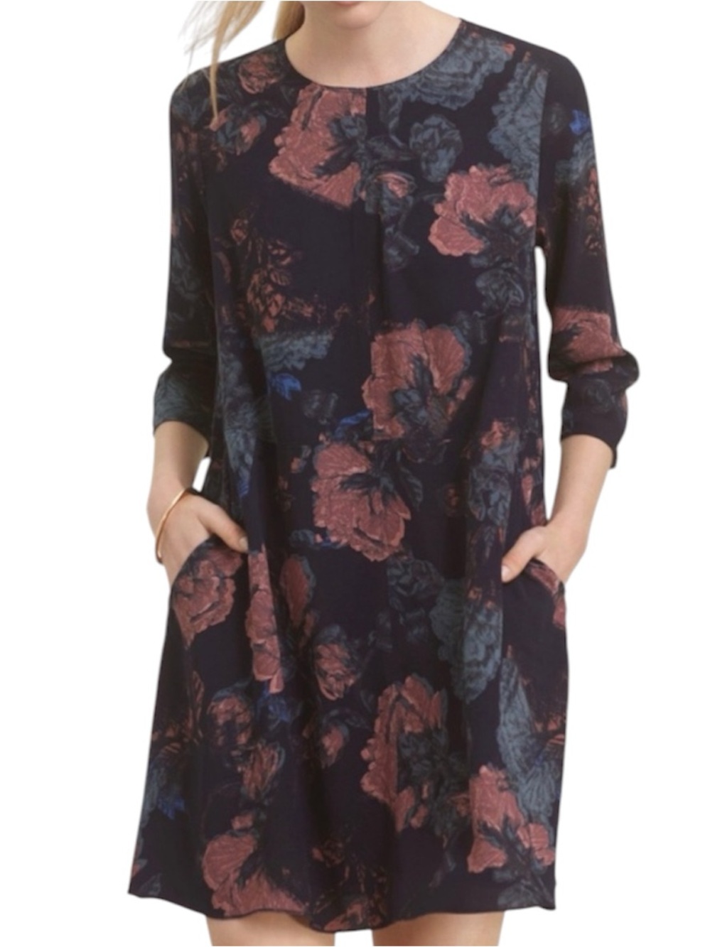 ARITZIA Wilfred MYOSOTIS Floral Mini Dress
